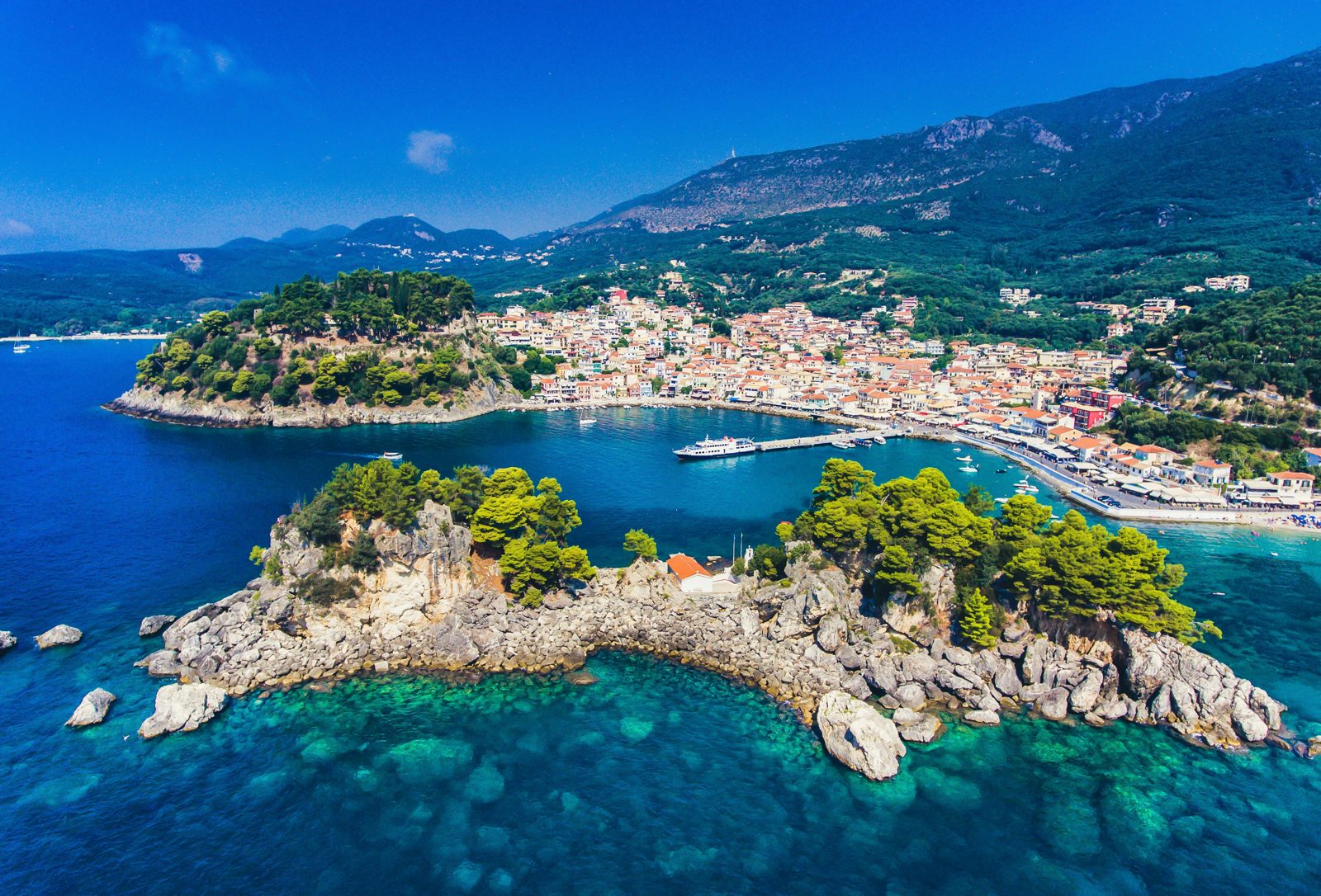 Parga on the Ionian coast of Greece